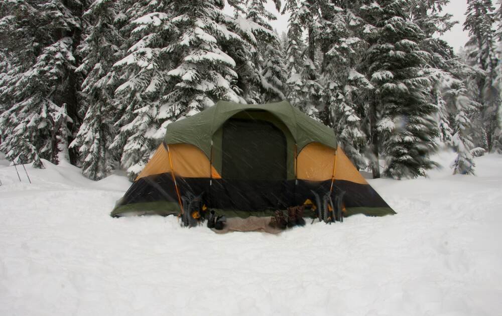 winter camping