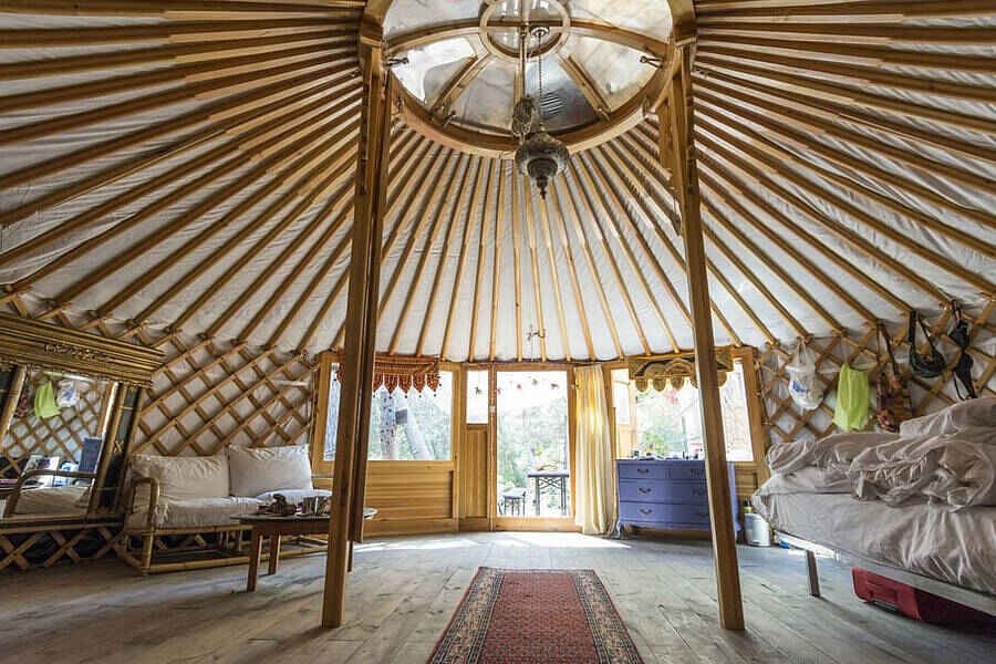 glamping accommodation 