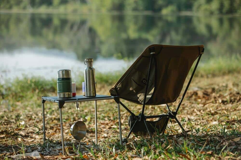 camp along the Colorado river