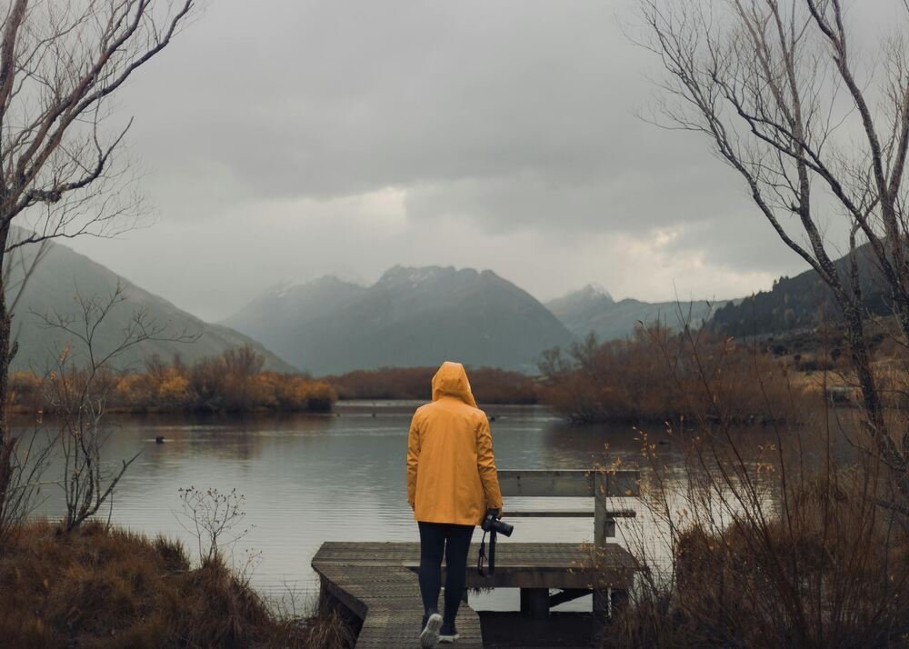 camping in the rain